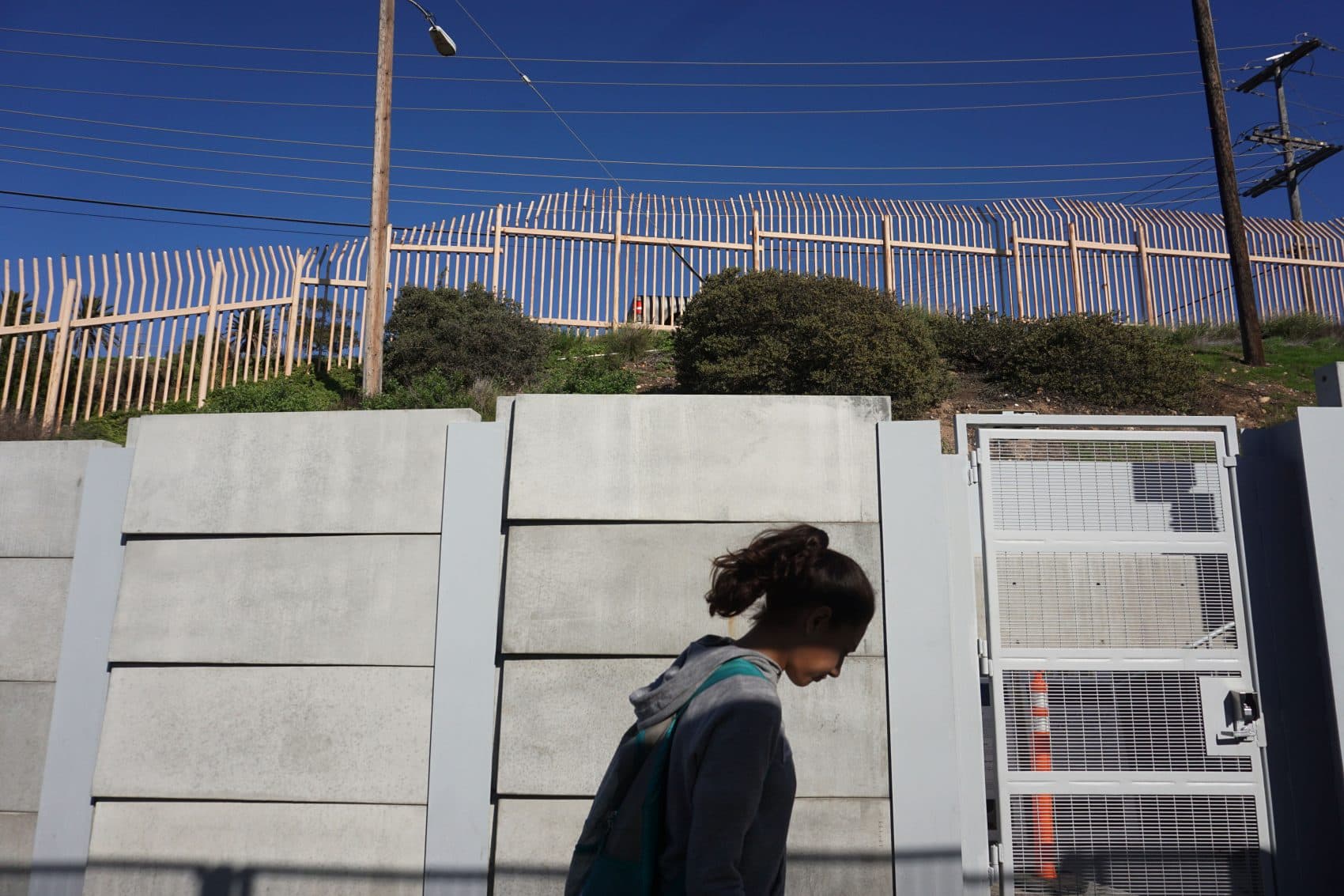 A view of the U.S.-Mexico border wall on Jan. 25, 2017 in San Ysidro, Calif. (Sandy Huffaker/Getty Images)
