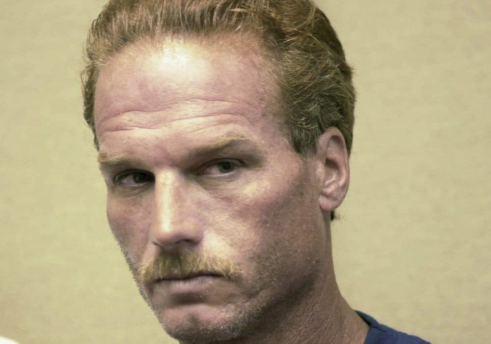 This 2001 file photo shows Gary Sampson during an arraignment in Brockton. (Greg Derr/The Patriot Ledger/AP)