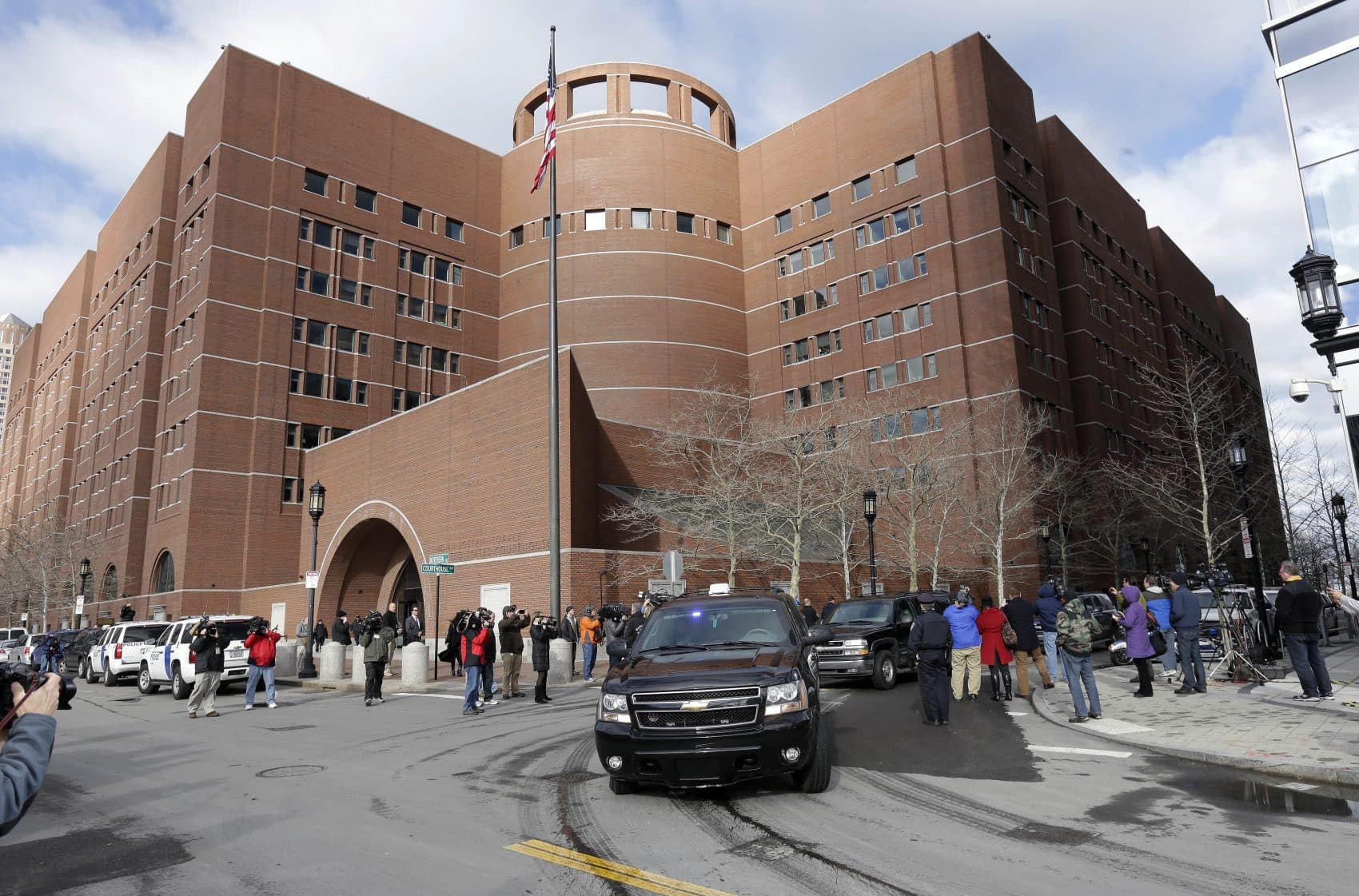 Boston's federal courthouse is seen in 2014. (Steven Senne/AP)