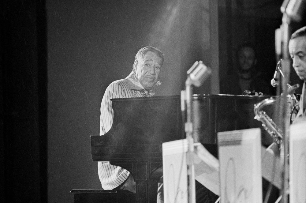 Duke Ellington at a concert in Boston on August 20, 1971. (AP Photo)