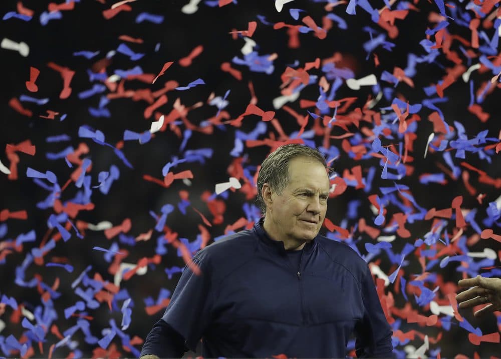 New England Patriots head coach Bill Belichick after Super Bowl 51. (Elise Amendola/AP)