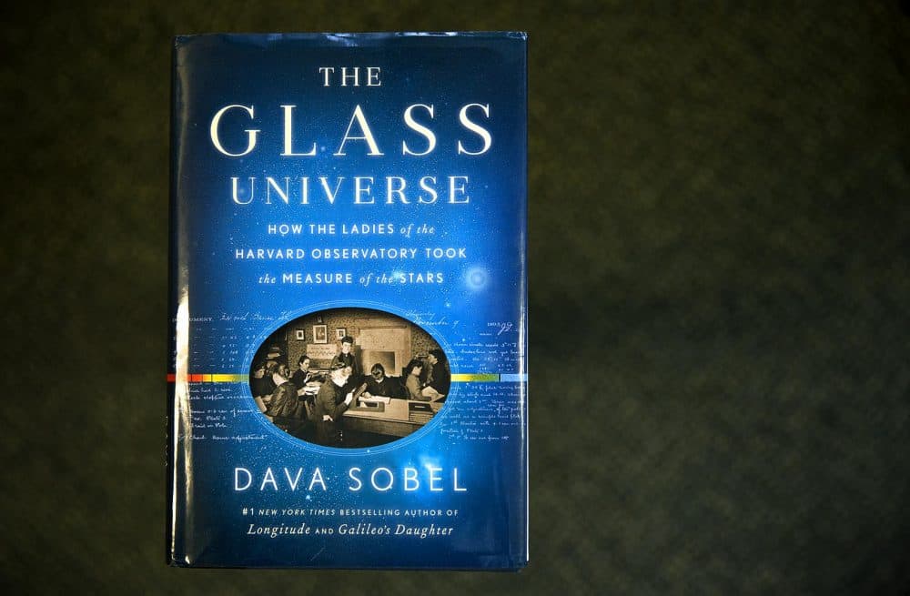 The cover of &quot;The Glass Universe,&quot; by Dava Sobel. (Robin Lubbock/WBUR)