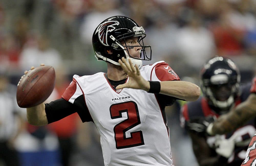 Matty Ice standing / Arm cocked, heartbeat steady, pure / As Mount Fuji snow (Bob Levey/Getty Images)