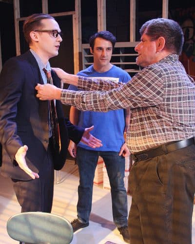 Matthew Fagerberg as Ricky, Johnny Quinones as Luce and Robert Bonotto as Arnold. (Courtesy Richard Hall/Silverline Images)