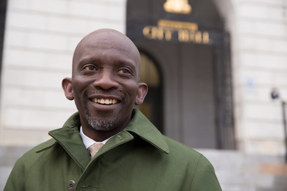 On the same day Donald Trump was elected president, Pious Ali was elected to Portland's City Council, continuing the political rise of the first African-born Muslim to hold public office in Maine. (Ryan Caron King for NENC)