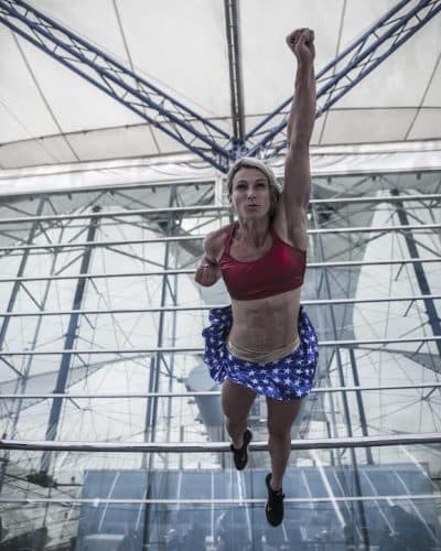 Jessie Graff is the only woman to have completed Stage 1 of American Ninja Warrior. (Courtesy of Danielle Lenniger)