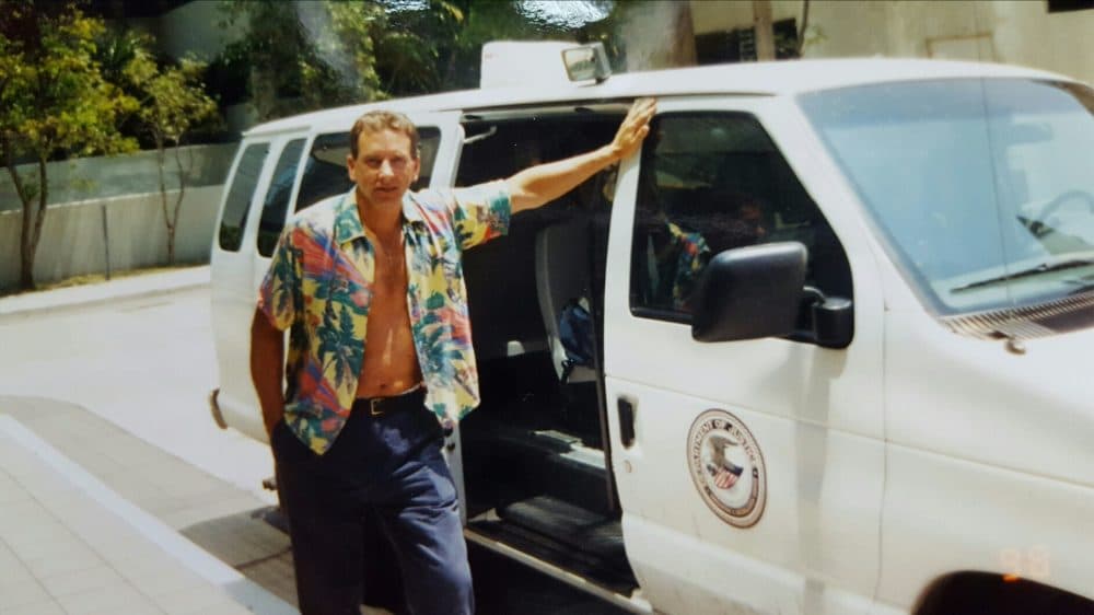 Albert Orlowski, retired ICE agent, seen on a detail in Miami in 2001. (Courtesy)