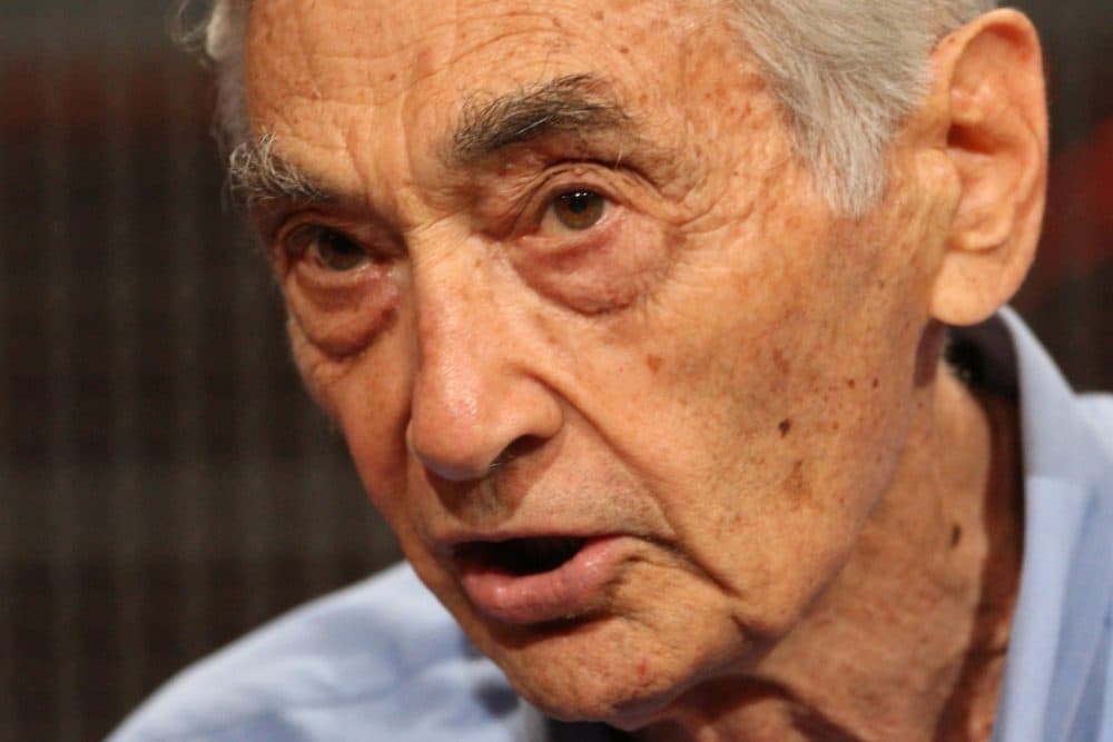 Author Howard Zinn speaks during the History Channel documentary 'The People Speak' panel during the Cable portion of the 2009 Summer Television Critics Association Press Tour (Frederick M. Brown/Getty Images)