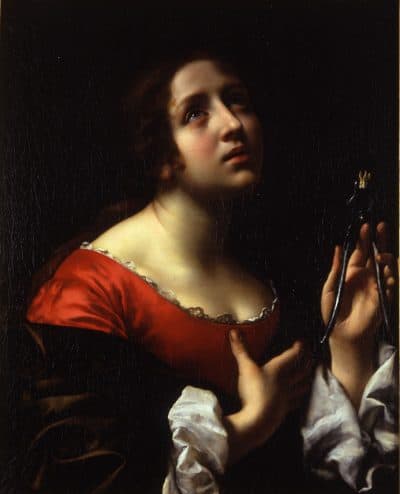 Carlo Dolci's &quot;Saint Apollonia,&quot; late 1660s. (Courtesy of the Davis Museum at Wellesley College)