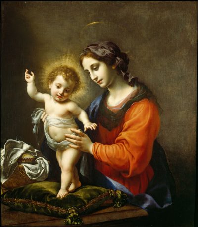 Carlo Dolci's &quot;The Virgin and Child,&quot; late 1640s. (Courtesy of the Davis Museum at Wellesley College)