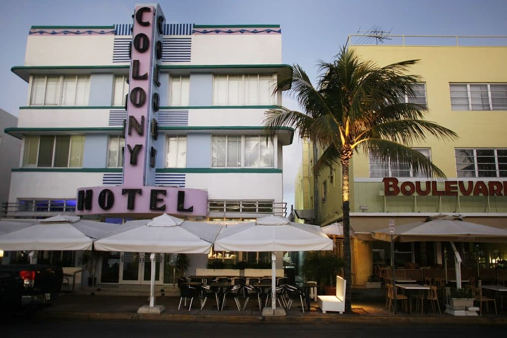Art Deco hotels are seen on the famed Ocean Drive strip in Miami Beach, Fla. (Joe Raedle/Getty Images)