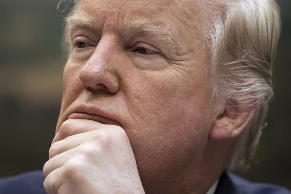 President Trump at a meeting on health care at the White House on March 13, 2017 in Washington, D.C. (Michael Reynolds-Pool/Getty Images)