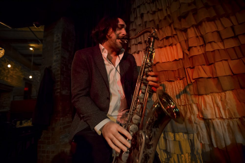 Newton-based tenor player Noah Preminger (Jesse Costa/WBUR)