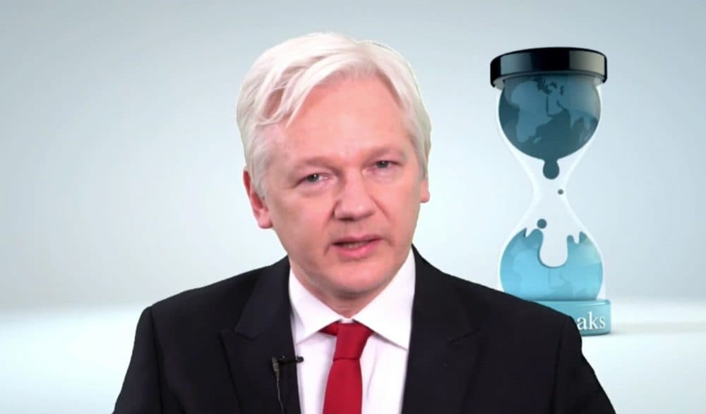 Tom Keane: &quot;Really, people, you’re not that interesting. Yeah, the CIA might be able to eavesdrop. But why would it want to?&quot; WikiLeaks founder Julian Assange speaks in this video made available Thursday. (WikiLeaks via AP)
