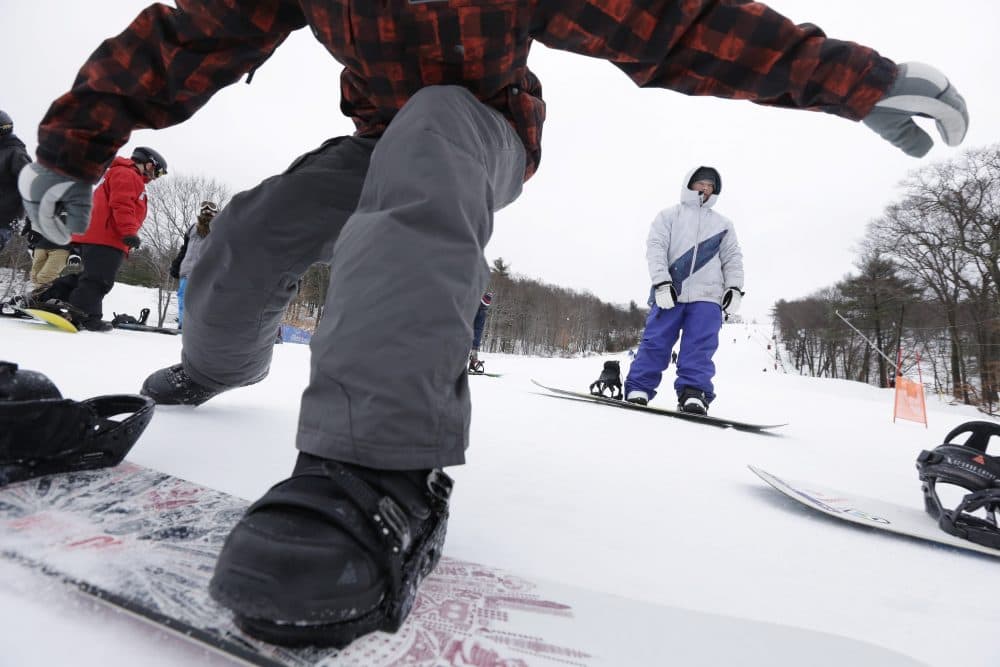 Lower-altitude ski resorts in southern New England, including Blue Hills here in Massachusetts, are most vulnerable to climate change, according to one analysis. (Steven Senne/AP)