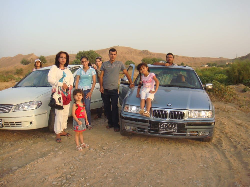 Labed Al-Hanfy and his family in 2010 (Courtesy of Labed Al-Hanfy)