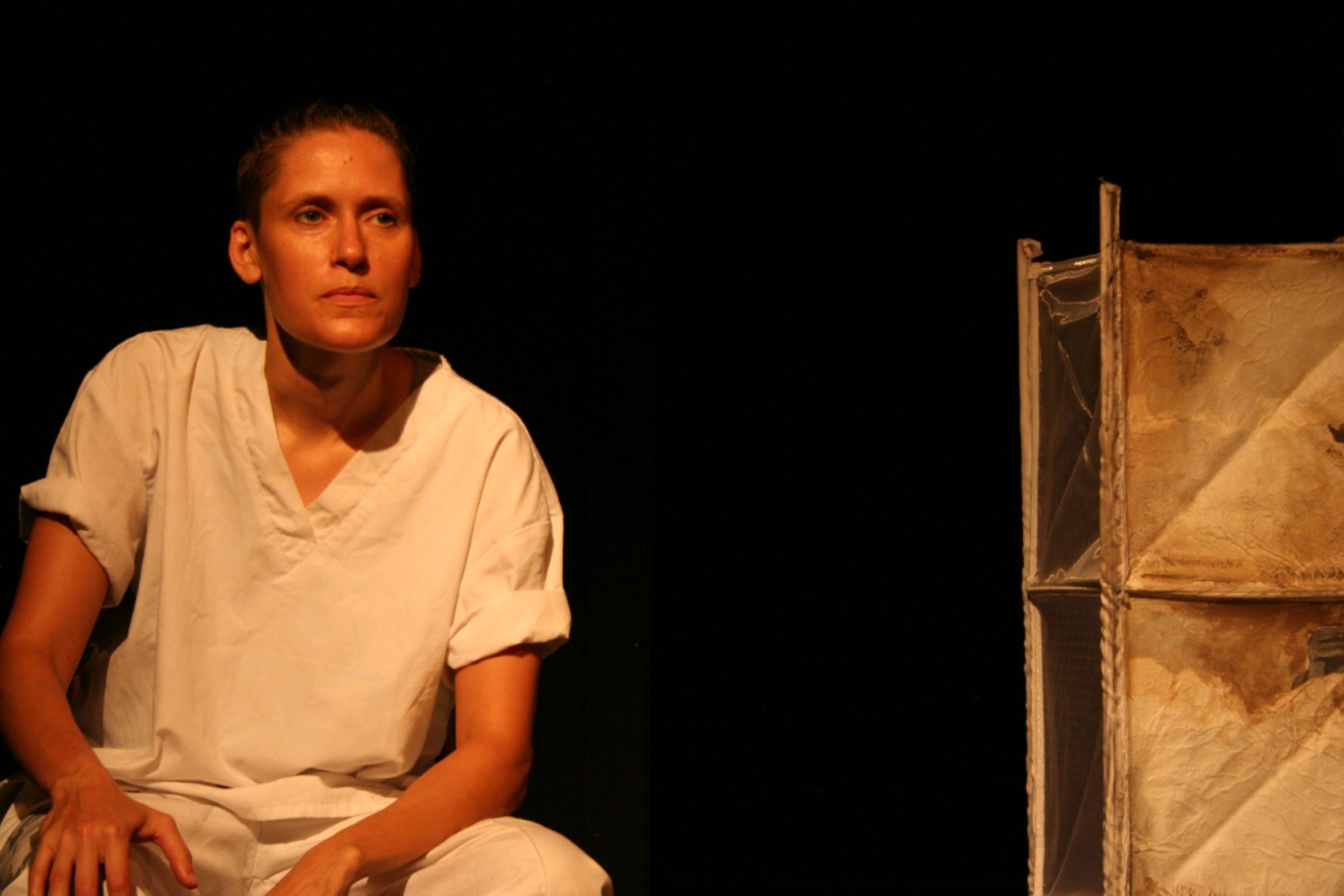 Julia Steele Allen in "Mariposa & the Saint." (Courtesy Noelle Ghoussaini)