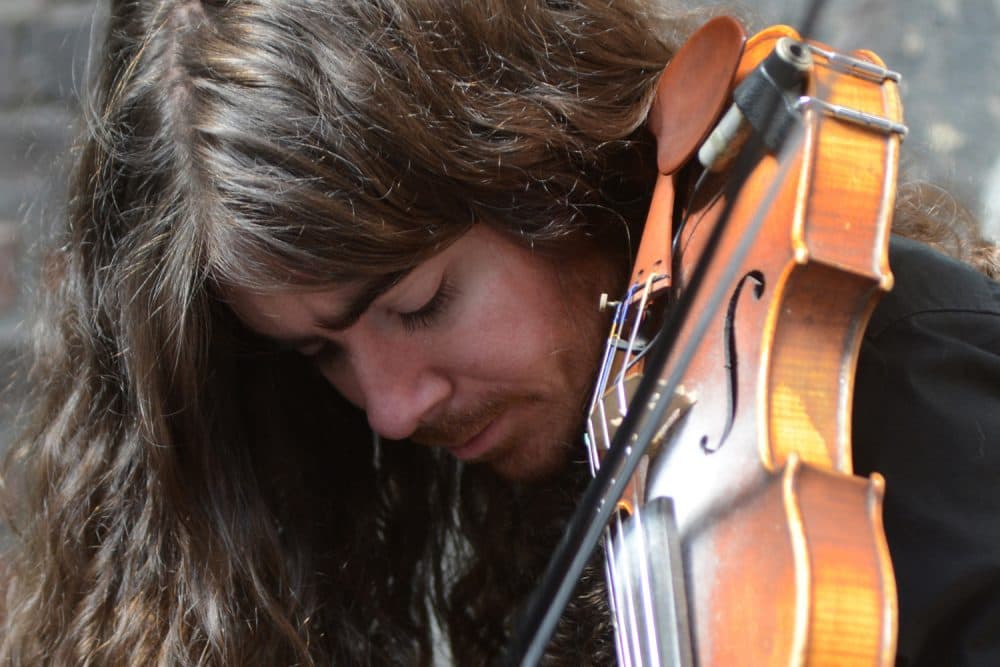 Sean Connor playing the fiddle. (Courtesy Anna Yeroshenko)