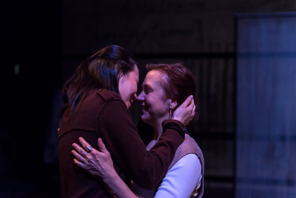 Karoline Xu and Lee Mikeska Gardner in "Precious Little." (Courtesy A.R. Sinclair Photography/Central Square Theater)