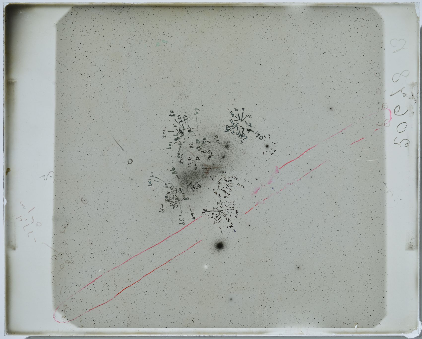 It's believed that Plate B20678 is the plate Henrietta Leavitt used to study variable stars in the Small Magellanic Cloud. (Courtesy Lindsay Smith)