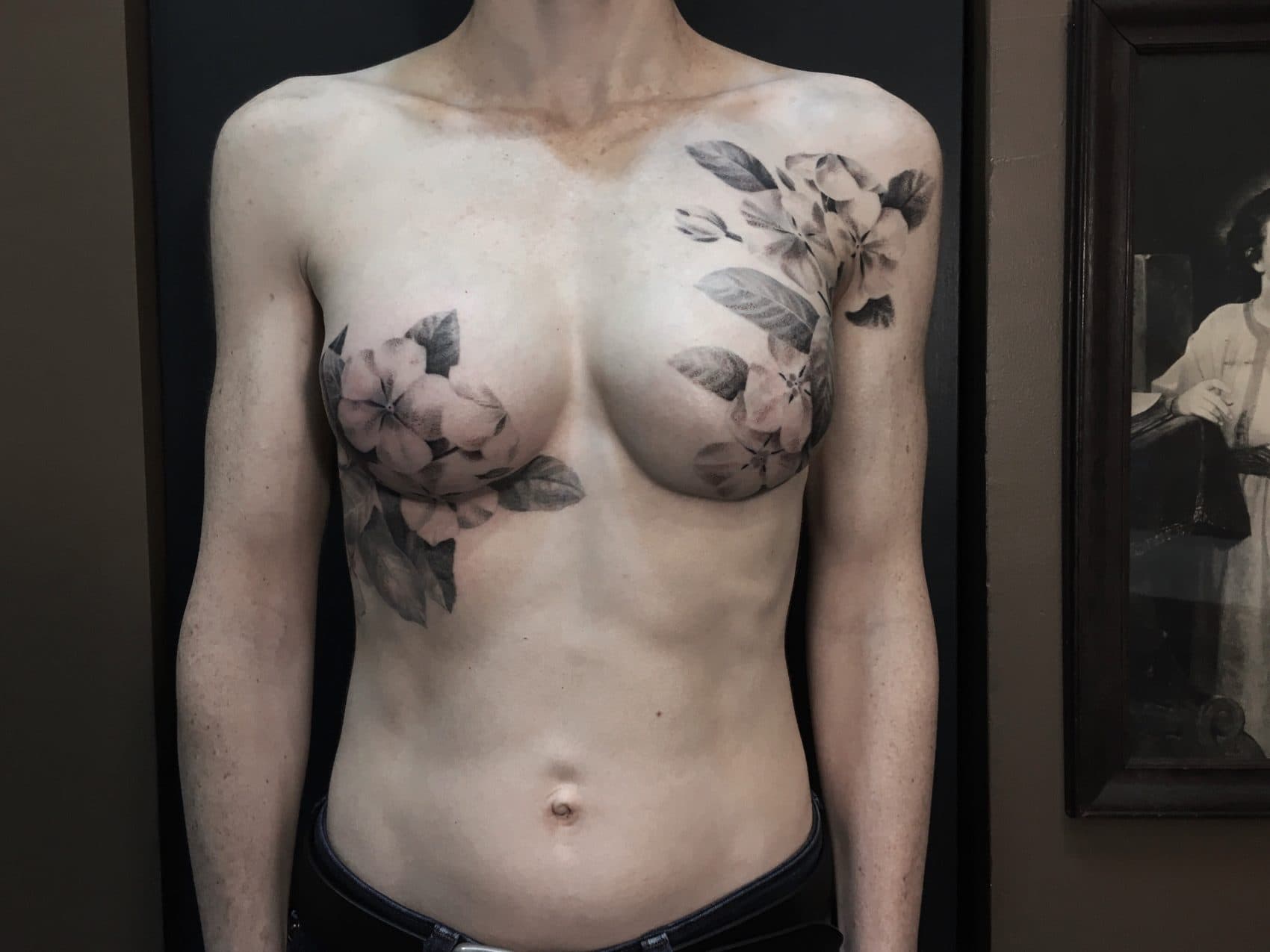 Big tits tatto