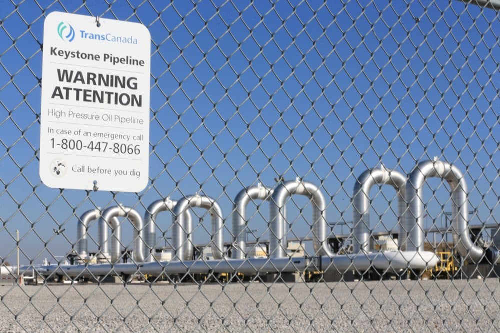 In this Nov. 3, 2015 file photo, the Keystone Steele City pumping station, into which the planned Keystone XL pipeline is to connect to, is seen in Steele City, Neb. (Nati Harnik/AP)