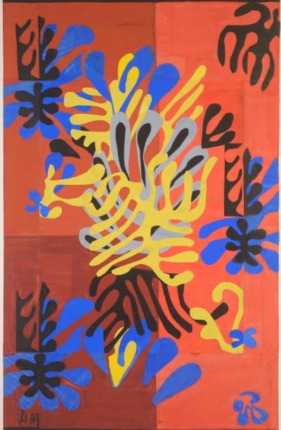 Henri Matisse's 1949–51 cut-out &quot;Mimosa.&quot; (Courtesy Museum of Fine Arts, Boston)