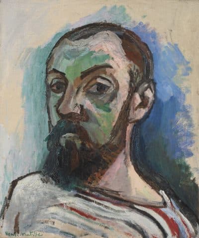 Henri Matisse's 1906 oil painting &quot;Self‐Portrait.&quot; (Courtesy Museum of Fine Arts, Boston)