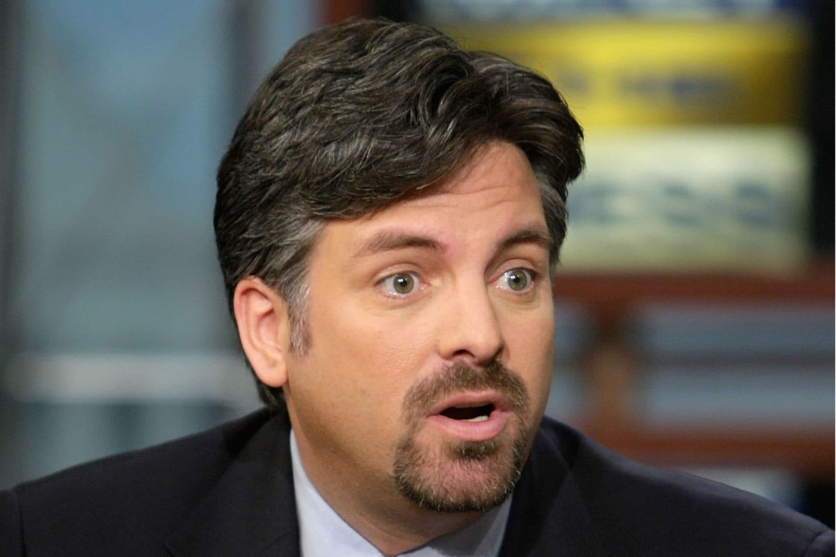 Stephen Hayes, then a senior writer for The Weekly Standard, speaks during a taping of "Meet the Press" in 2009. (Alex Wong/Getty Images for Meet the Press)