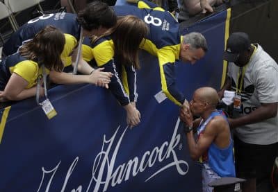 To Crowd Roars And Promises Of Accomplishment (Or Beer), Thousands Run Boston Marathon
