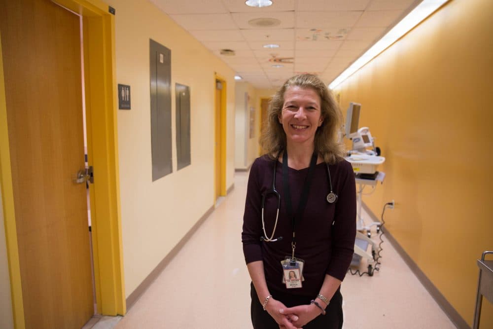 Dr. Camille Brown encourages medical residents to spend time getting to know their patients' histories and pushing them to communicate more effectively before delivering medical guidance. (Ryan Caron King/WNPR)