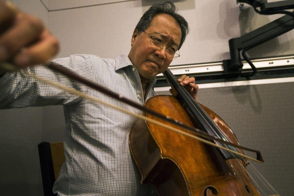 Yo-Yo Ma. (Jesse Costa/WBUR)