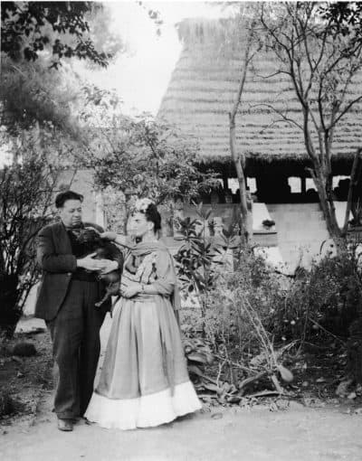 Frida Kahlo and Diego Rivera in Mexico City in the 1940s. (Hulton Archive/Getty Images)