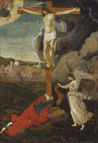 &quot;Mystic Crucifixion,&quot; about 1500 (Courtesy Harvard Art Museums)