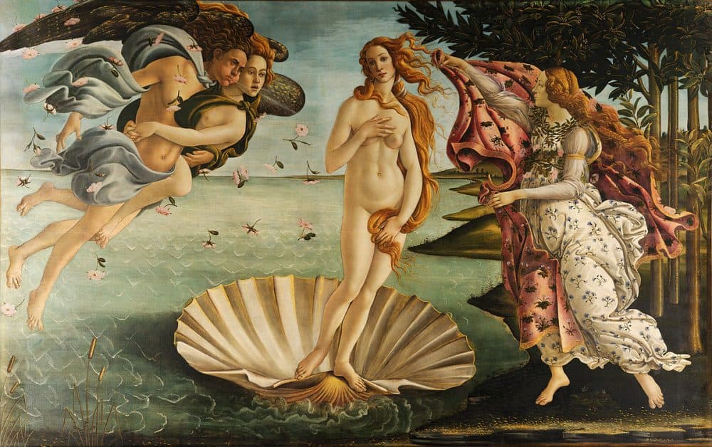 &quot;The Birth of Venus,&quot; 1486, Sandro Botticelli. (Uffizi, Florence)