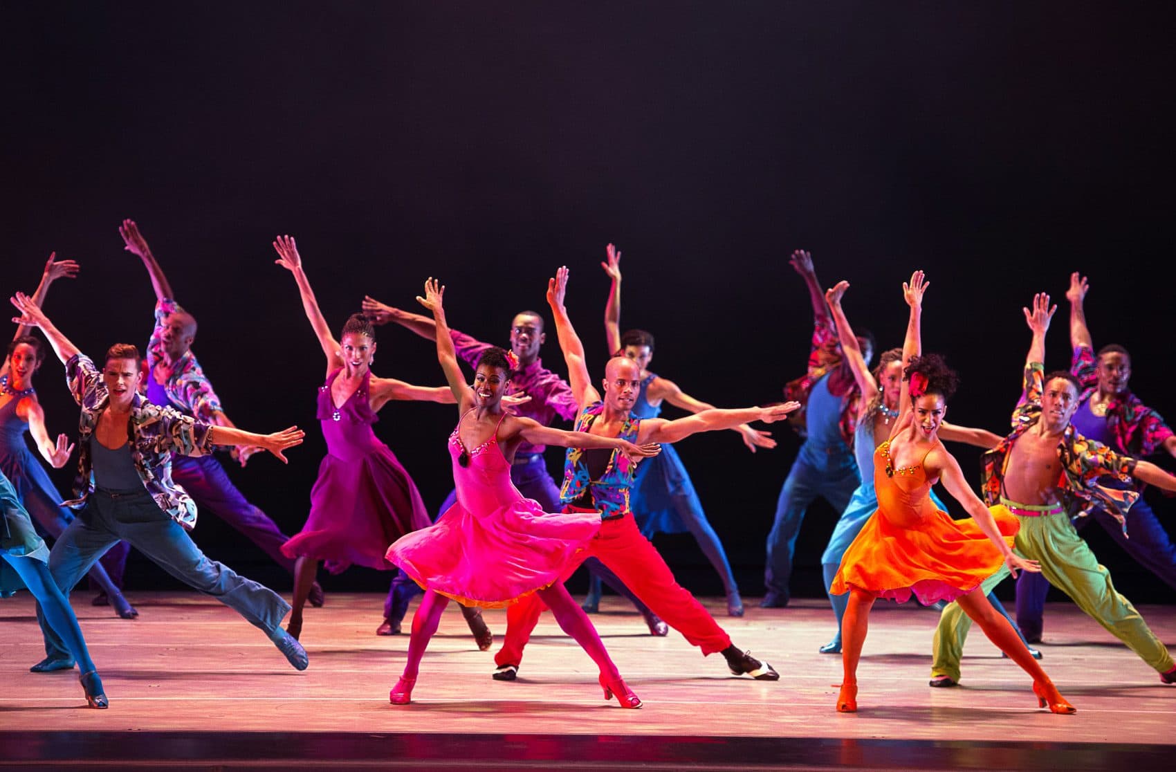 The Alvin Ailey troupe in Billy Wilson's &quot;The Winter in Lisbon.&quot; (Courtesy Christopher Duggan)