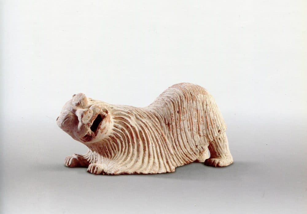 The art market's opacity, write Liza Oliver and Erich Hatala Matthes, makes it a welcoming home for illegal transactions. Pictured: This pottery piece from 7th century China, during the early Tang dynasty, is owned by Nicholas Grindley Works of Art and on display during Asia Week New York.
 (Courtesy Asia Week New York)