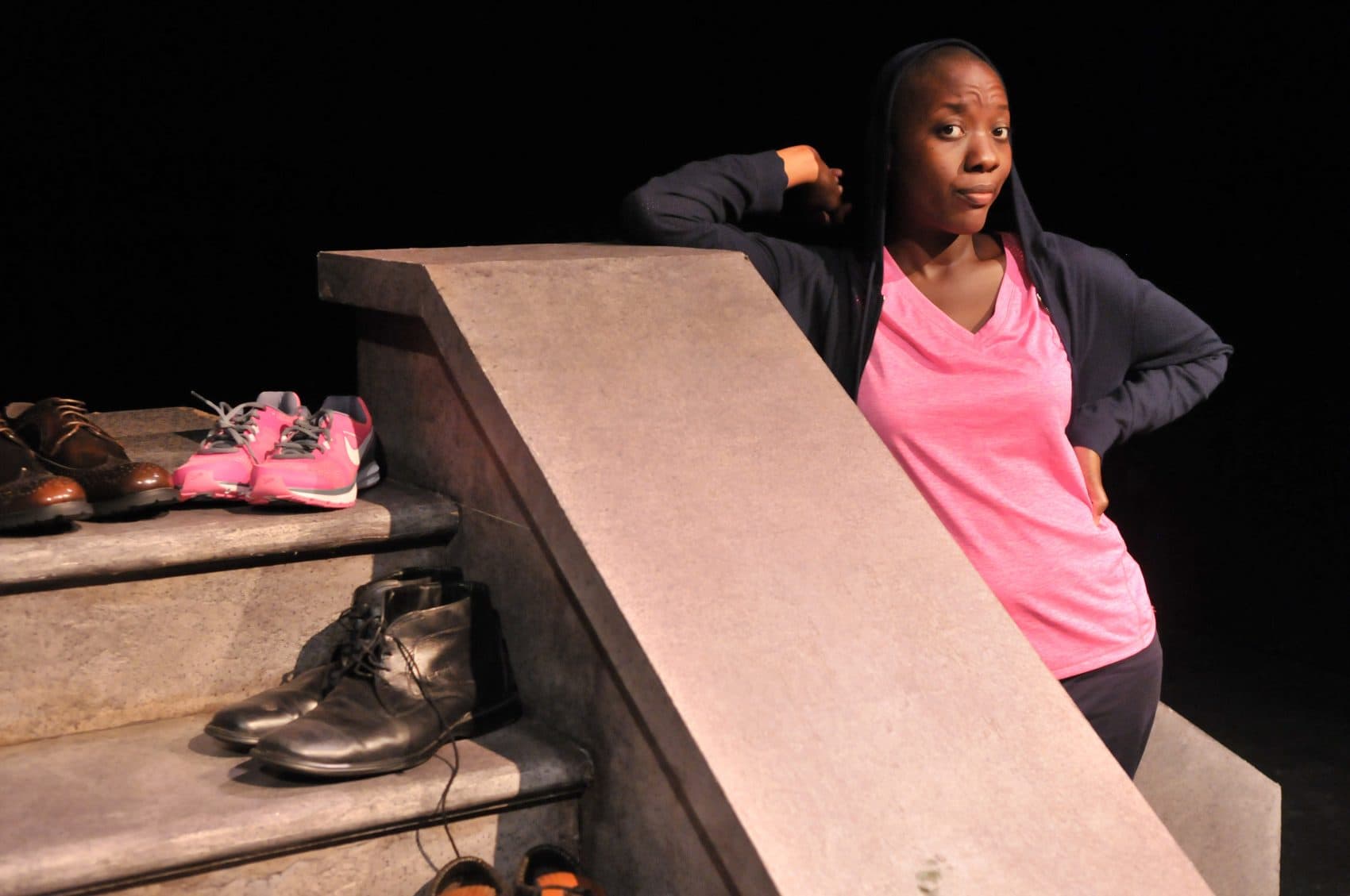 Adobuere Ebiama in "Mr. Joy." (Courtesy Craig Bailey/ArtsEmerson)