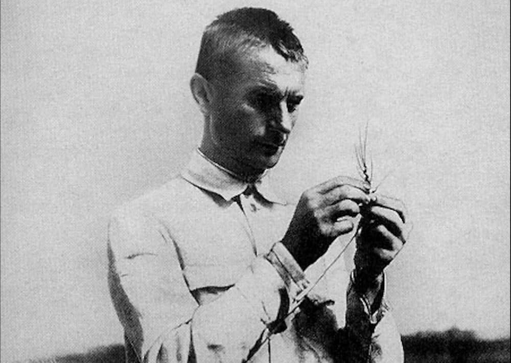 Soviet &quot;scientist&quot; Trofim Lysenko examines some wheat. His infamy stemmed in part from his pseudoscientific claims about agriculture. (Wikimedia Commons)