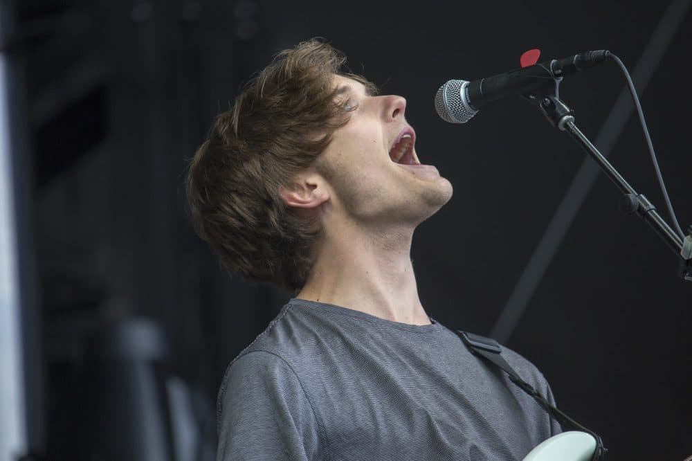 Vundabar kicks off Boston Calling on Friday afternoon. (Jesse Costa/WBUR)