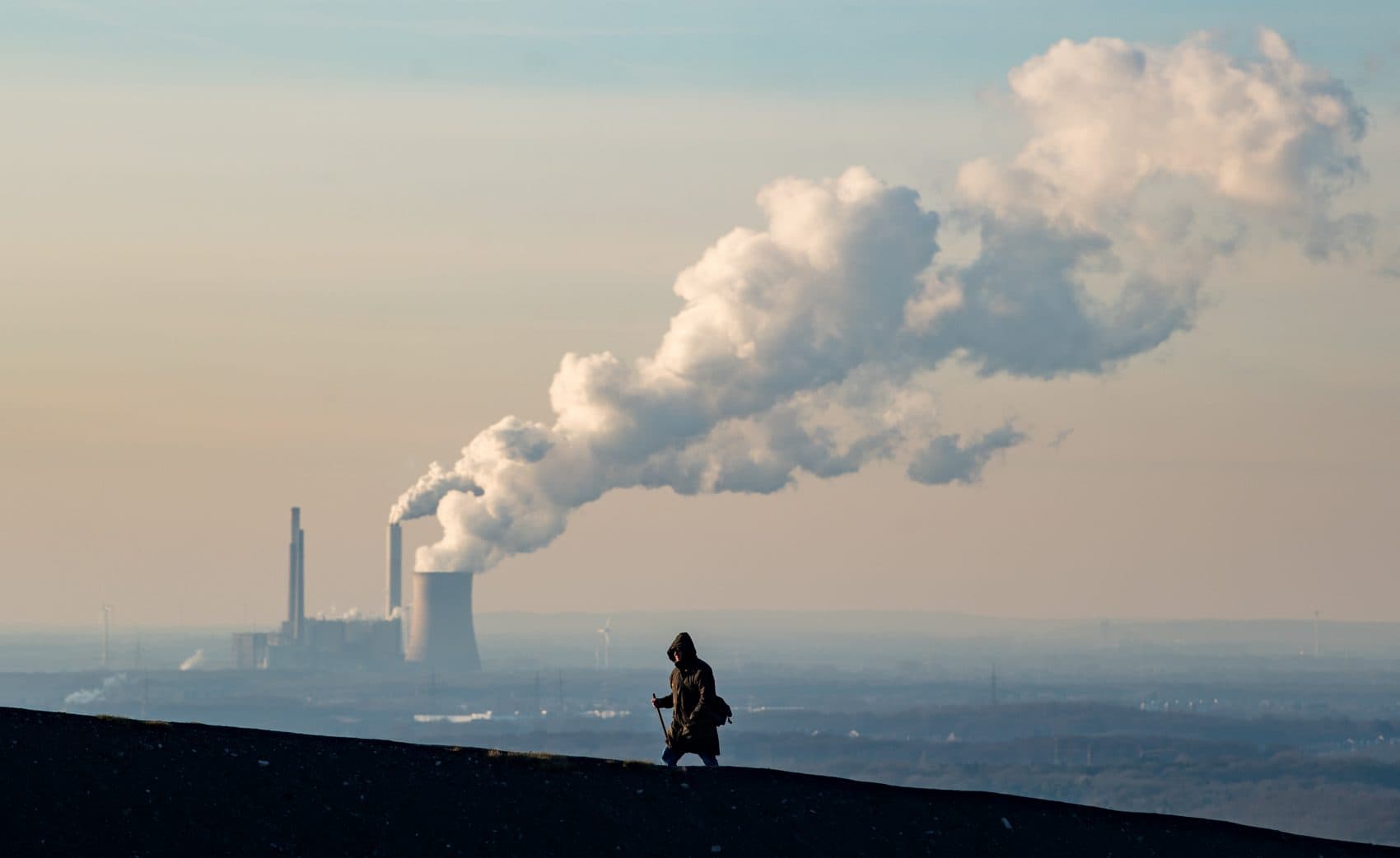 Steam and exhaust rise from a power plant on Jan. 6, 2017 in Oberhausen, Germany. According to a report released by the European Copernicus Climate Change Service, 2016 is likely to have been the hottest year since global temperatures were recorded in the 19th century. (Lukas Schulze/Getty Images)