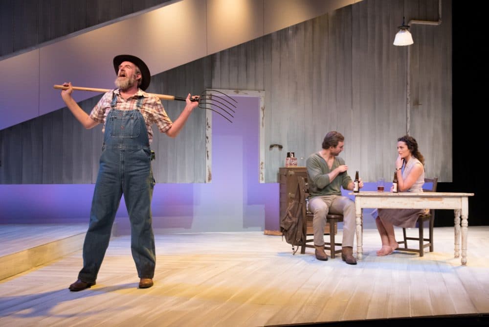 Christopher Chew, Christiaan Smith and Jennifer Ellis in &quot;The Bridges of Madison County.&quot; (Courtesy Glenn Perry Photography)