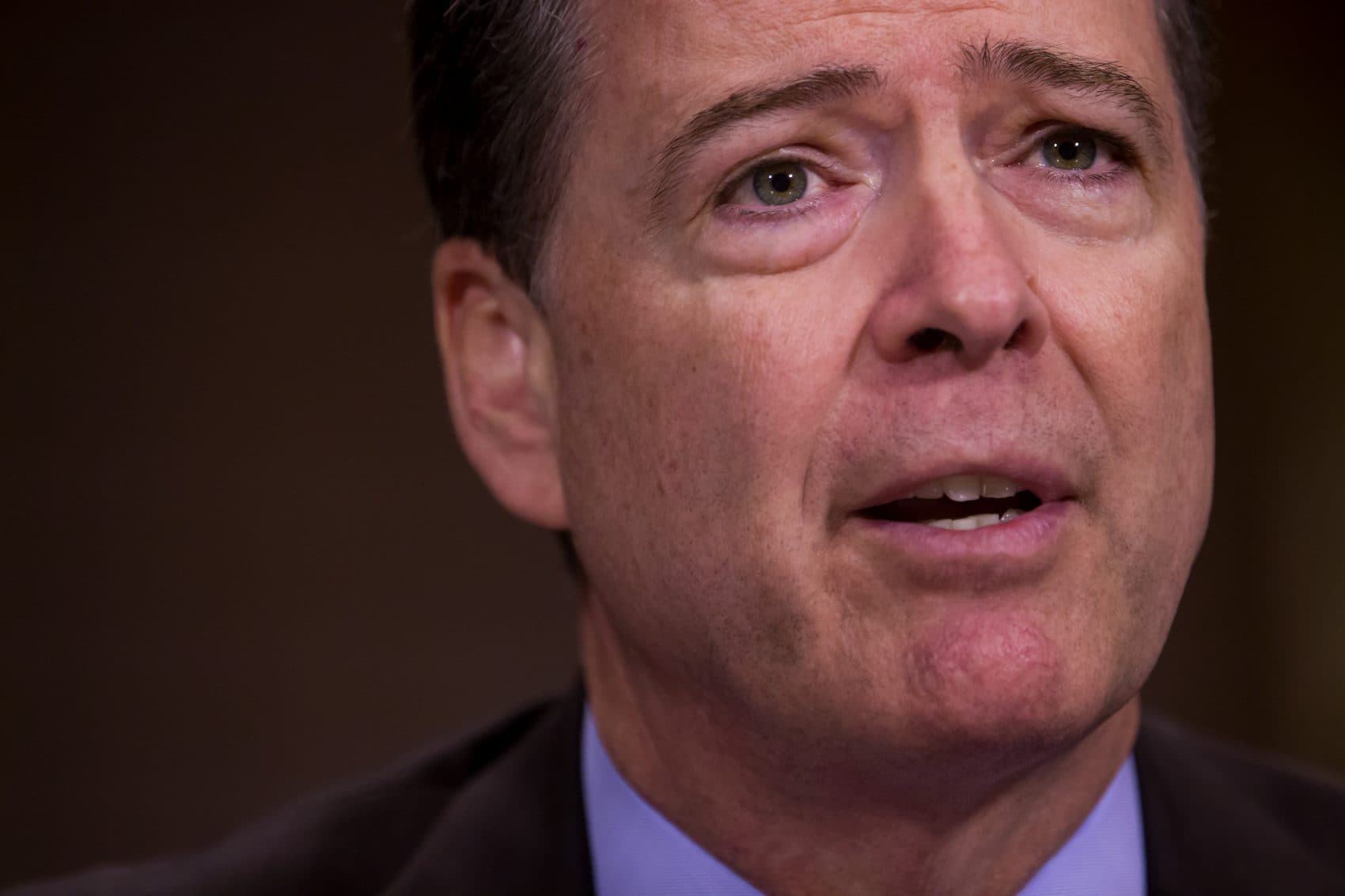 FBI Director James Comey testifies in front of the Senate Judiciary Committee on Capitol Hill on May 3, 2017, in Washington, D.C. (Eric Thayer/Getty Images)
