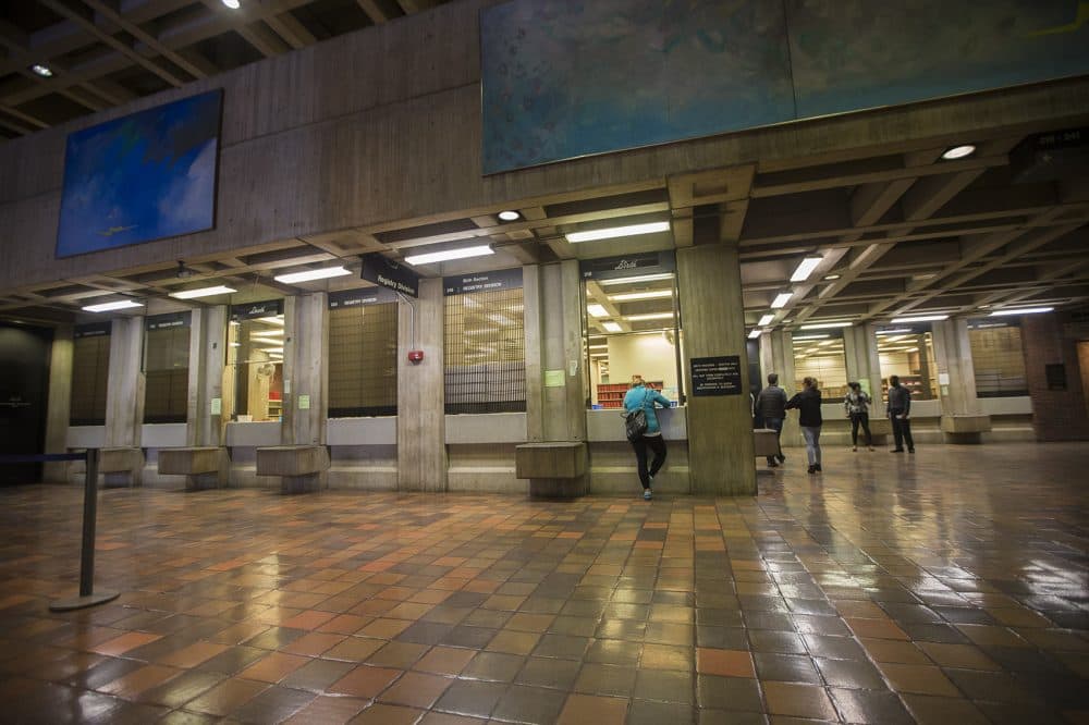 The Boston City Hall registry. (Jesse Costa/WBUR)