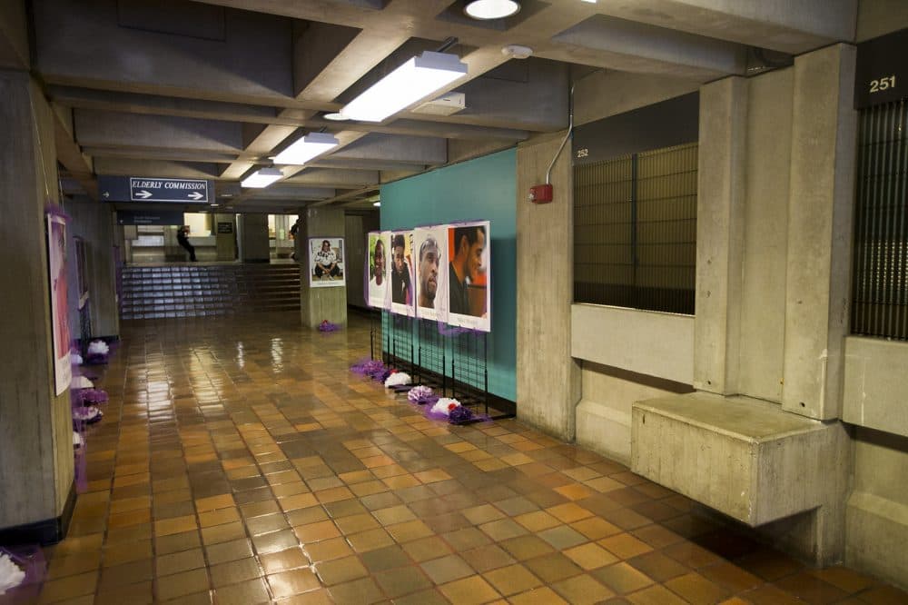 Inside Boston City Hall. (Jesse Costa/WBUR)