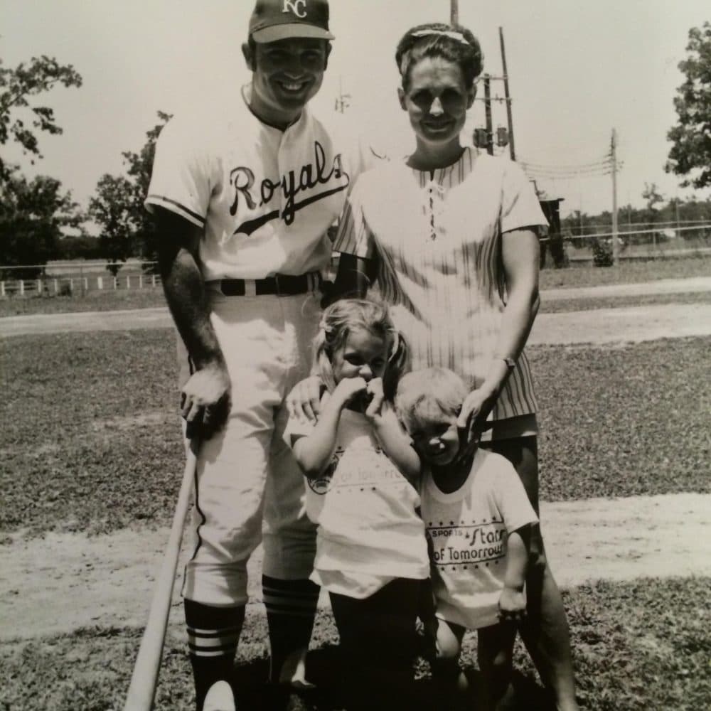 Between the two of them, Gail and Caroline Hopkins earned 10 advanced degrees -- all while raising a family and traveling the world while Gail was playing baseball. (Courtesy Gail Hopkins)