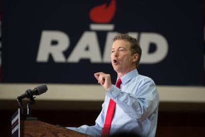 Sen. Rand Paul is a regular in the Republican lineup for the Congressional Baseball Game. (David Greedy/Getty Images)