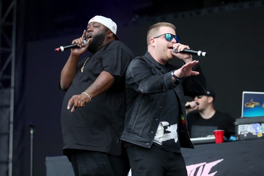 Killer Mike and El-P, of Run The Jewels. (Hadley Green for WBUR)