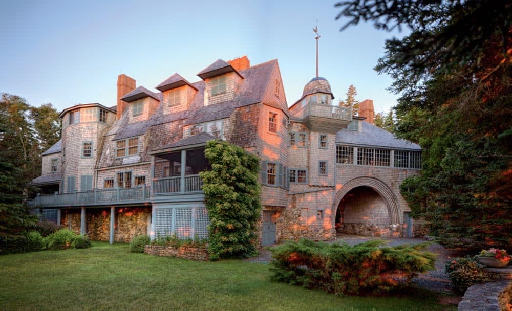 Author Jane Goodrich fell in love with the original Kragsyde home, built on the coast of Manchester-by-the-Sea in the late 1800s, at 12 years old. When she found out it had been torn down she decided to rebuild it on the Maine coast. That version of the Kragsyde home is pictured here. (Bret Morgan)