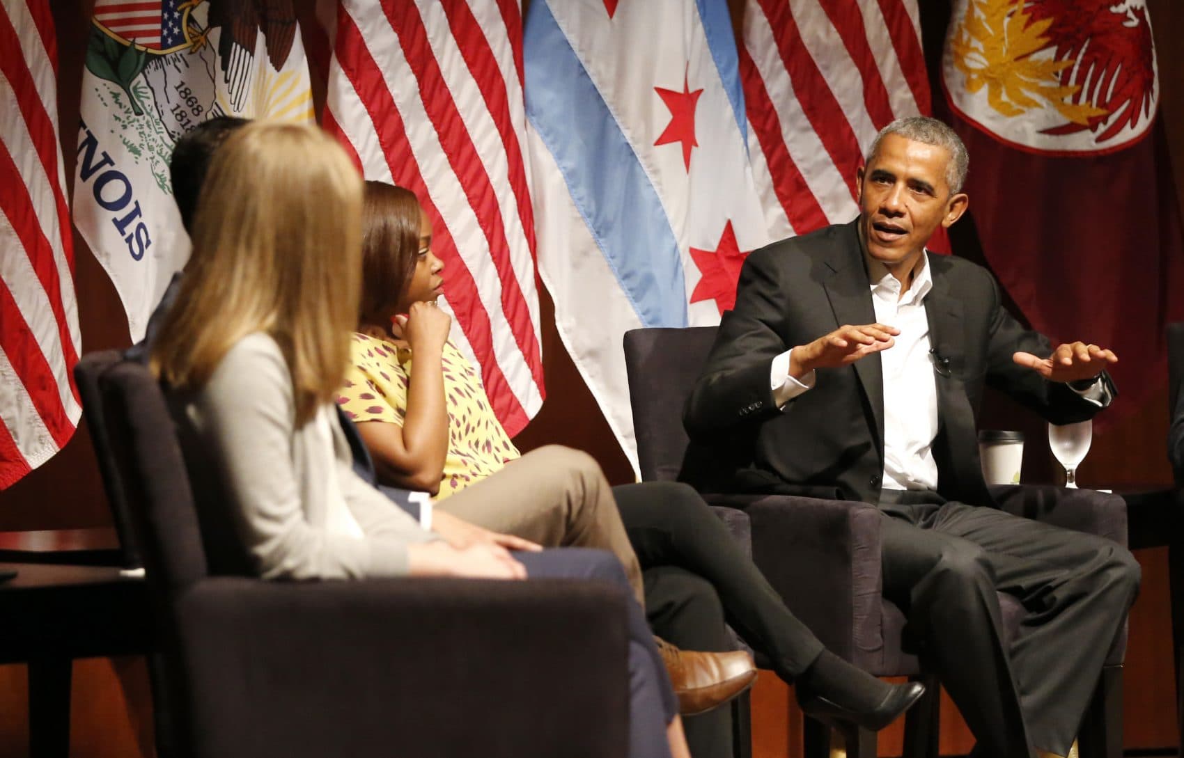The former president has worsened the Democratic Party’s public relations problem, writes Miles Howard. Pictured: Former President Barack Obama hosted a conversation on civic engagement and community organizing, Monday, April 24, 2017, at the University of Chicago. It's the former president's first public event of his post-presidential life in the place where he started his political career. (Charles Rex Arbogast/AP)